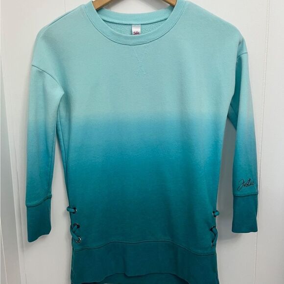 𝅺justice Girls long Sweater Size 7 - Picture 1 of 4